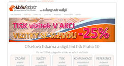 Desktop Screenshot of akcnitisk.cz